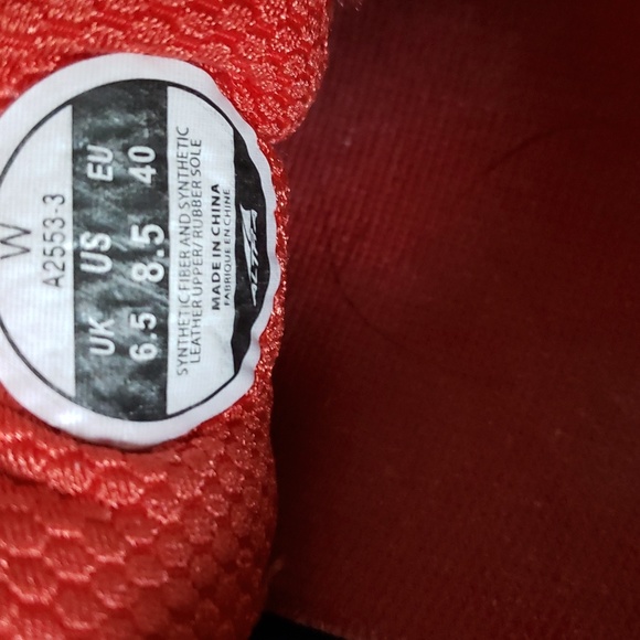 Altra Gaiter Trap Lone Peak 2.5 sz.8.5. Pre-owned Blue & Red. Zero drop - Picture 12 of 12